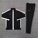 Conjunto Nike Dri-Fit Jaqueta + Calça "Black/White"