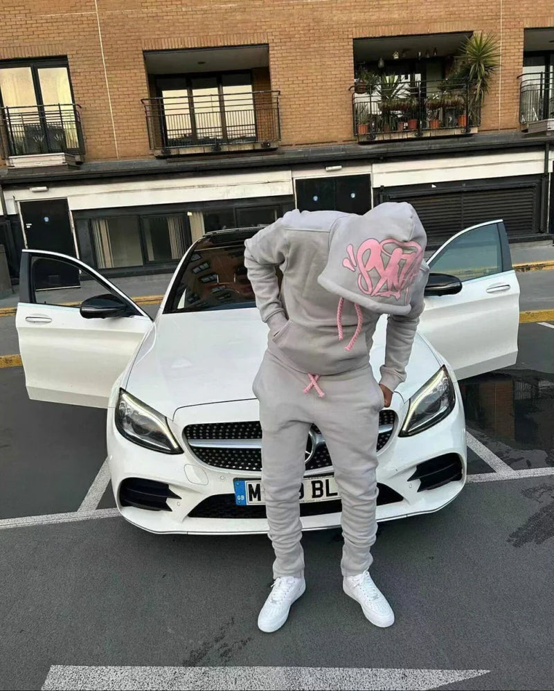 Synaworld Tracksuit "Grey/Pink"