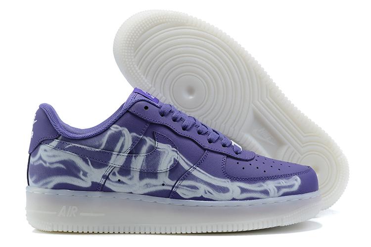 Air Force 1 “Skeleton Purple”